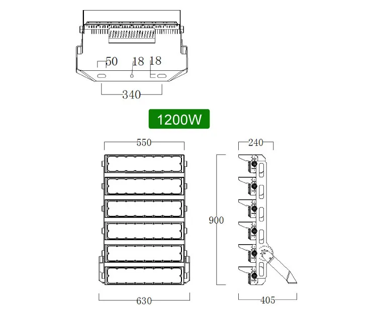 Stadium Light Heat Sink