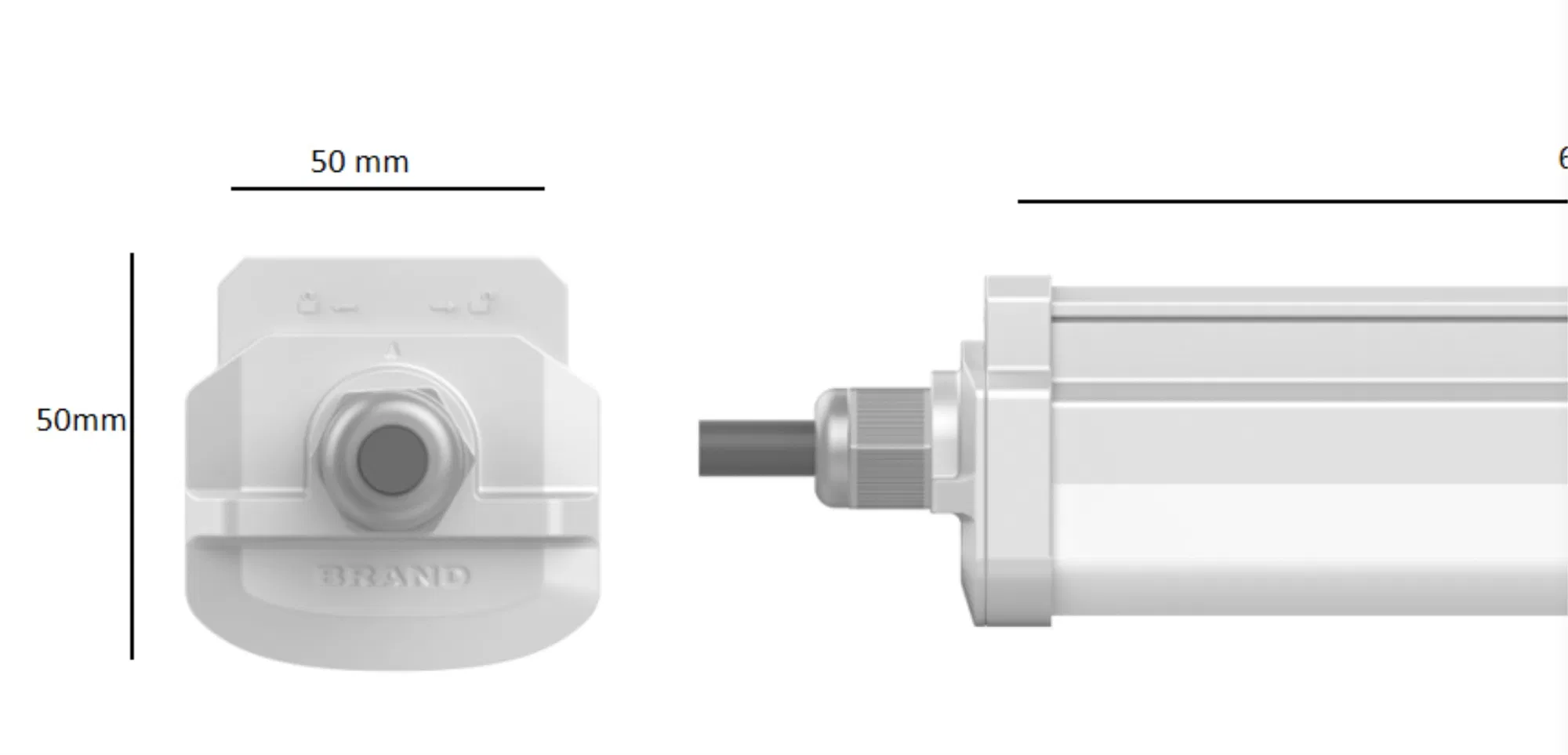 Durable 3CCT Tri-Proof LED Light for All Weather Conditions