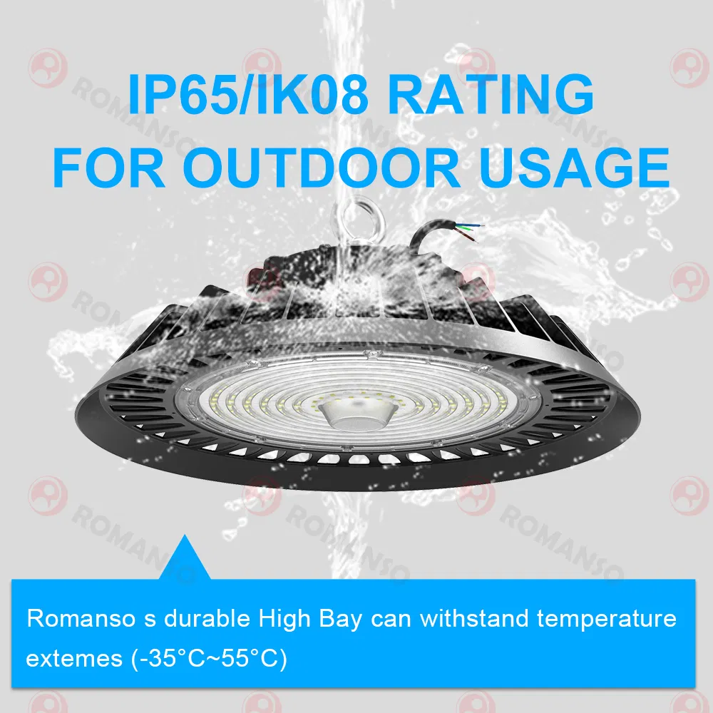 Aluminum 150lm/W/170lm/W Romanso or ODM Canopy Lights LED High Bay Light