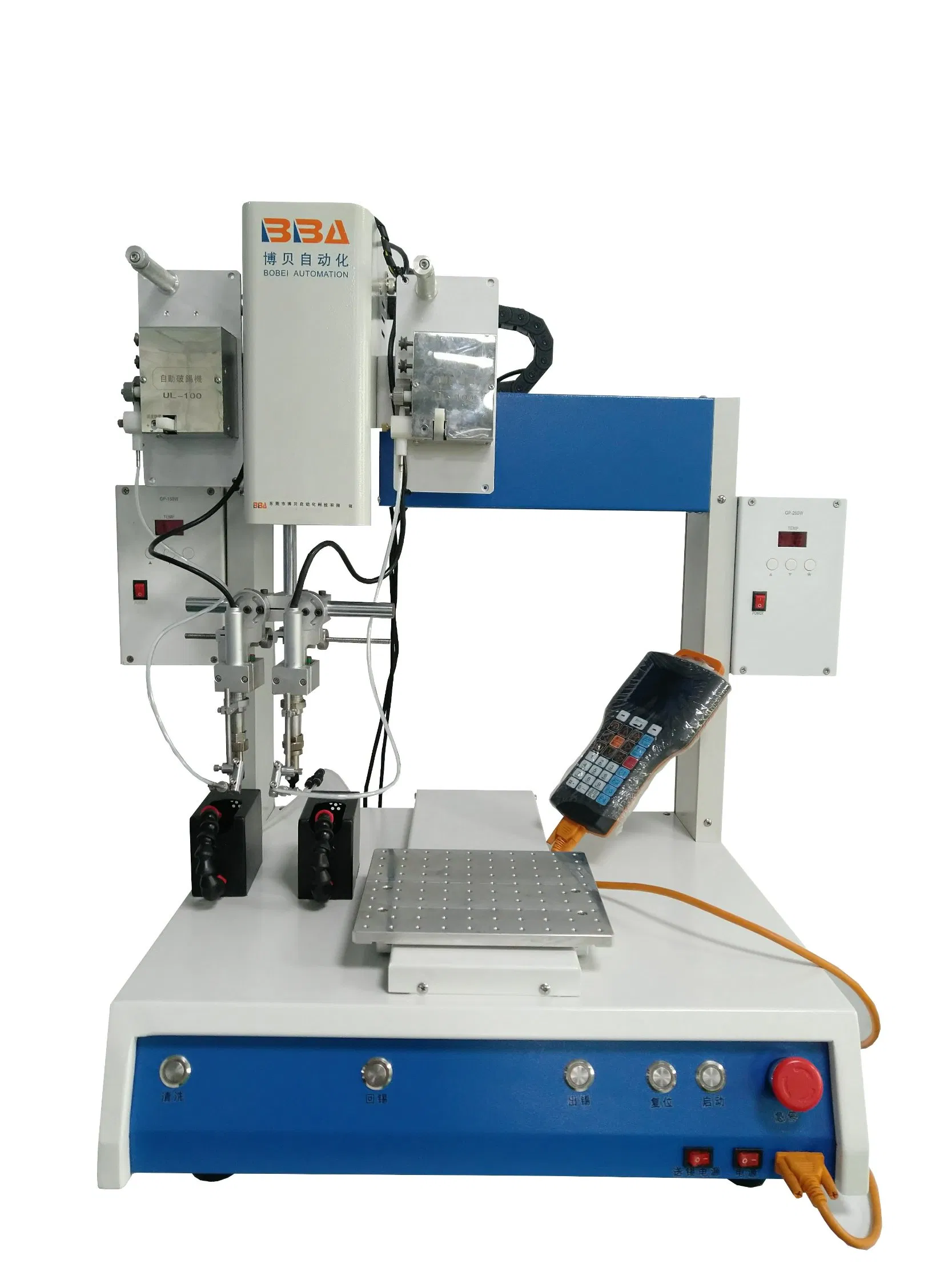 4 Axis Automatic Soldering Process Automation Tht Components Soldering Technology Solutions Auto Smart Soldering System with Dual Welding Heads