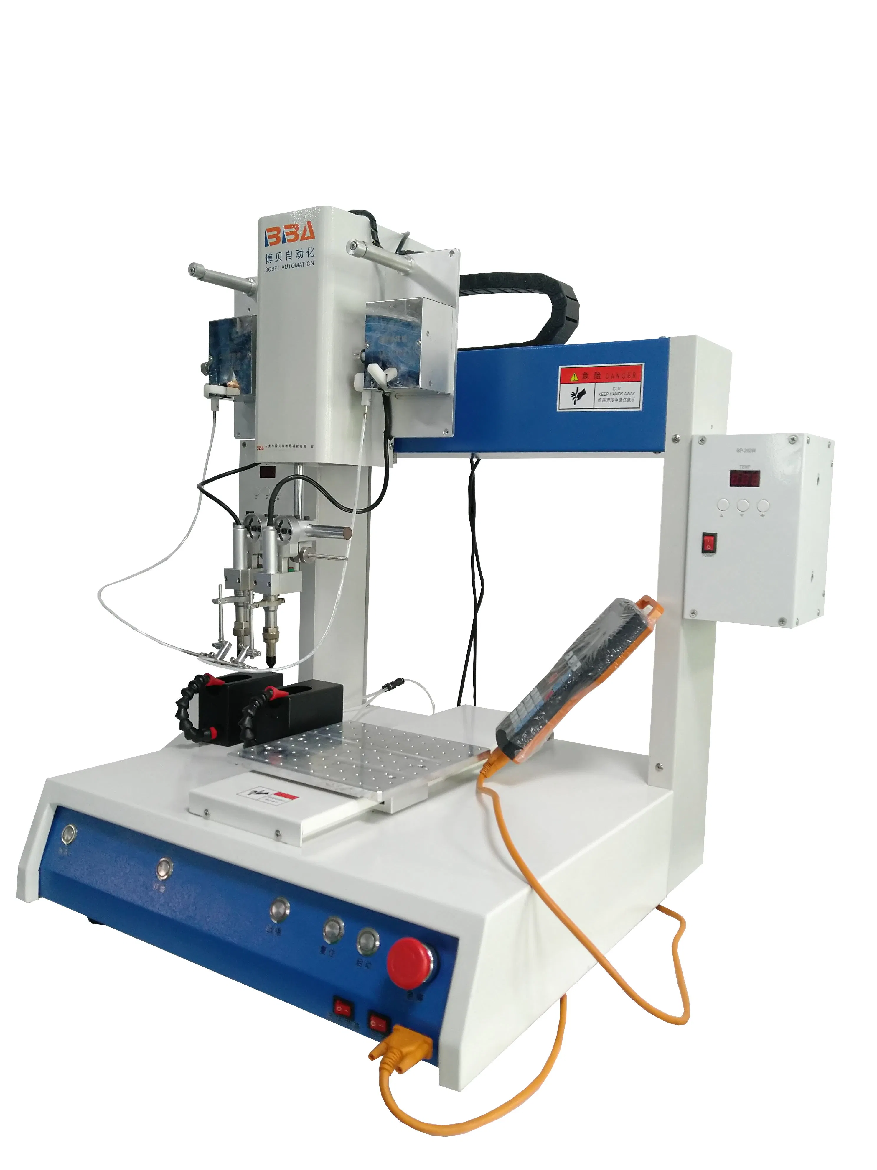 4 Axis Automatic Soldering Process Automation Tht Components Soldering Technology Solutions Auto Smart Soldering System with Dual Welding Heads