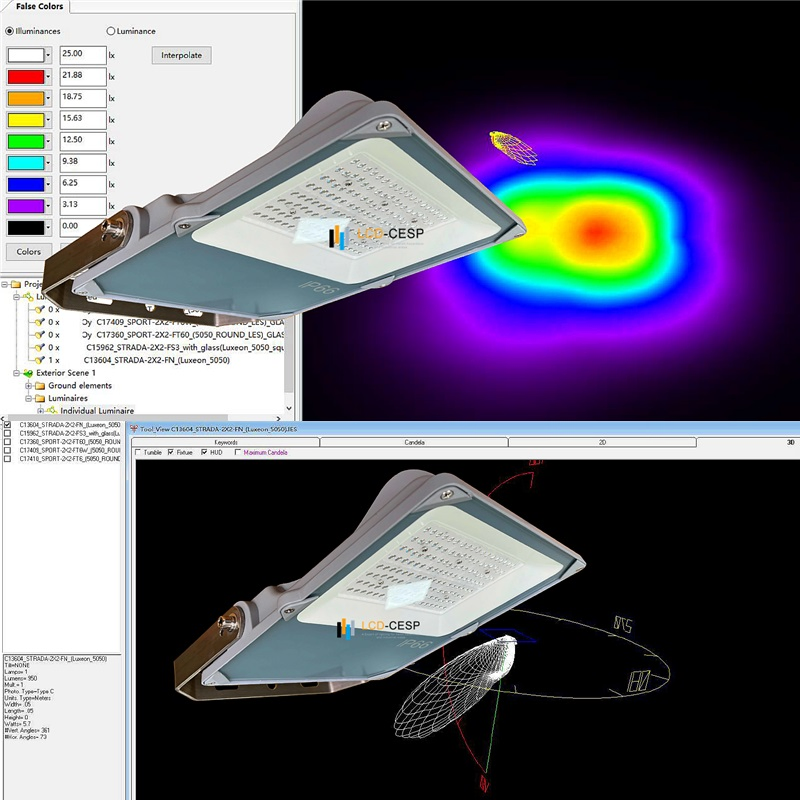 LED Flood Lights 200W Indoor Outdoor Billboard Spot Lighting 150lm/W