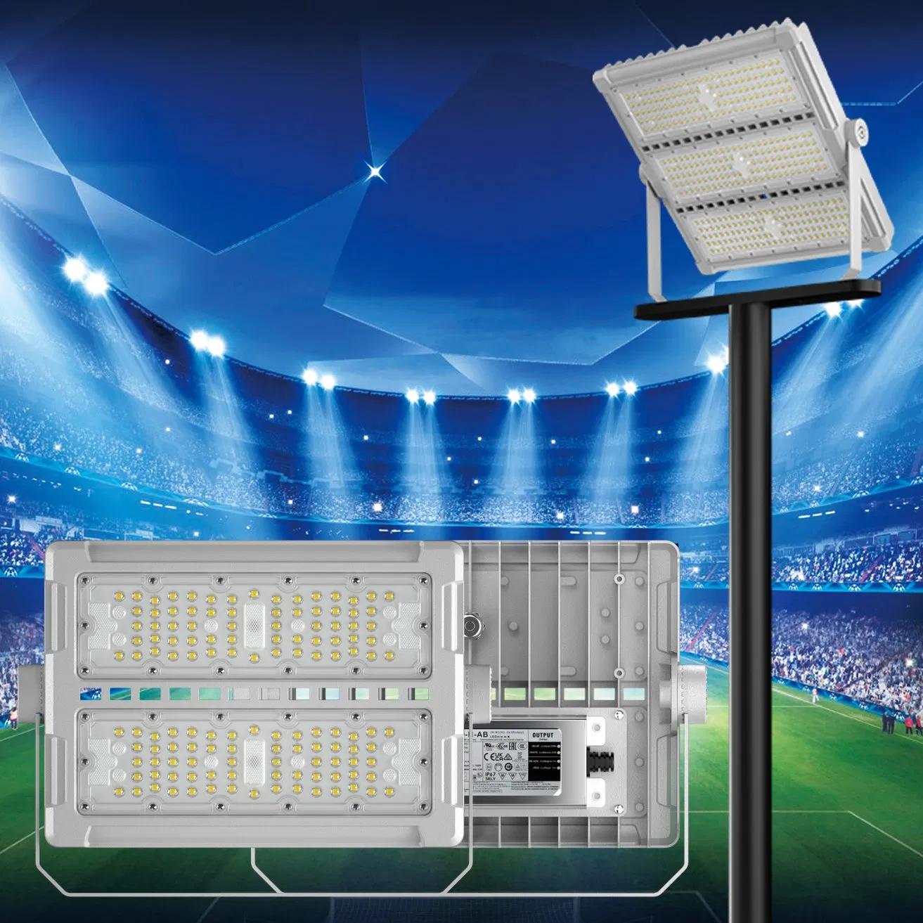 Hot Sale CE AC90-305V Waterproof Lamp 150 Watt LED Tunnel Light