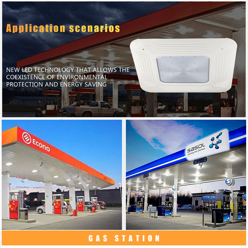 High Quality 150W Explosion Proofing Gas Station LED Security Ceiling Canopy Lights