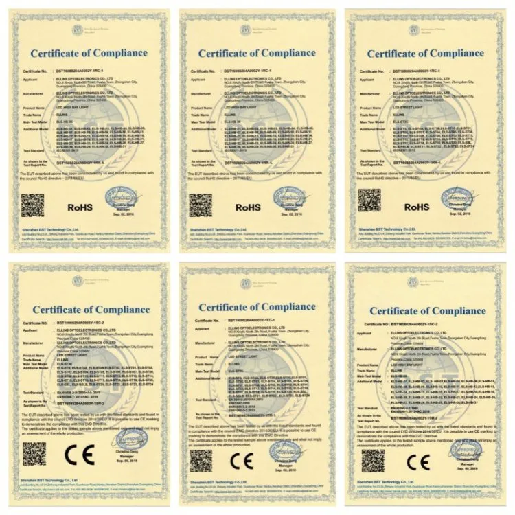 Certifications