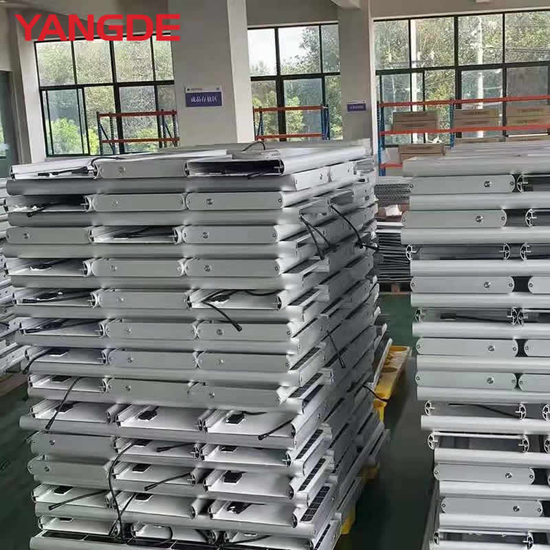 50W All-in-One Solar LED Street Light with Motion Sensor for Garden Pathway