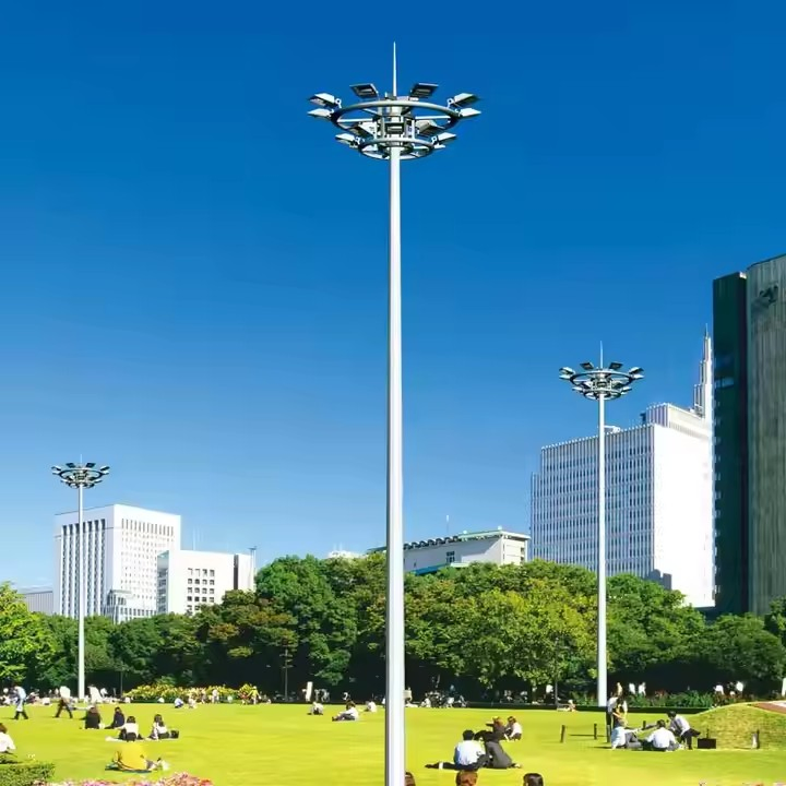 Factory Directly Sale 15m 35m Height Station Lamp Stadium LED High Mast Light Price