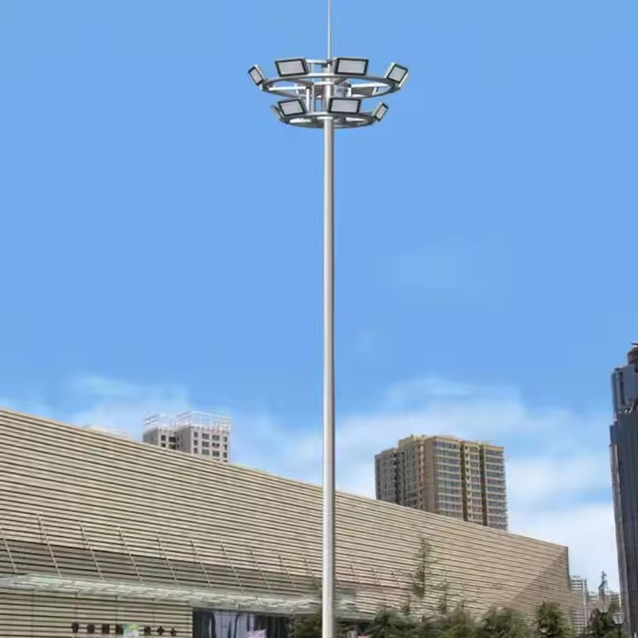 Factory Directly Sale 15m 35m Height Station Lamp Stadium LED High Mast Light Price