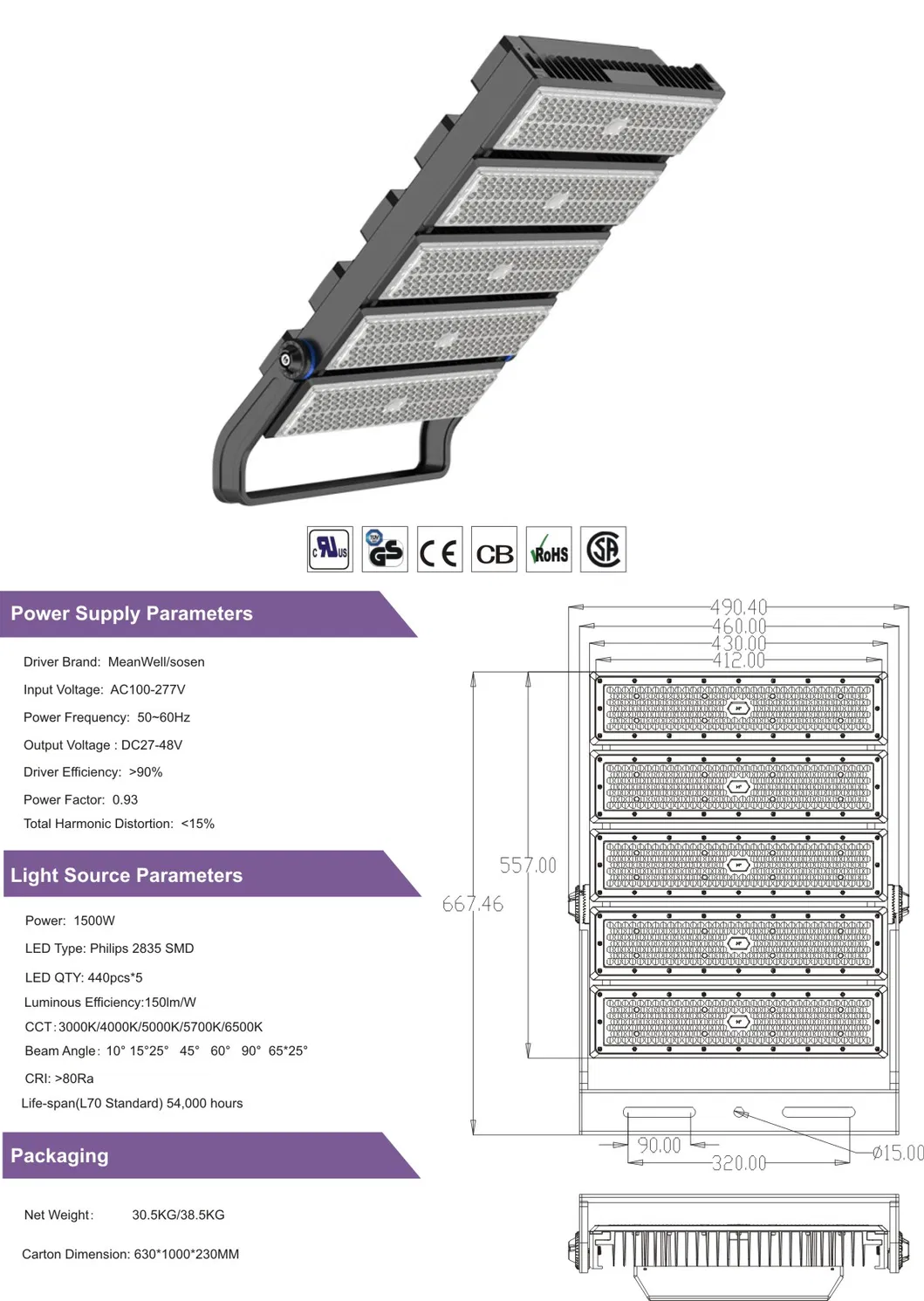 Stadium Floodlight View 5