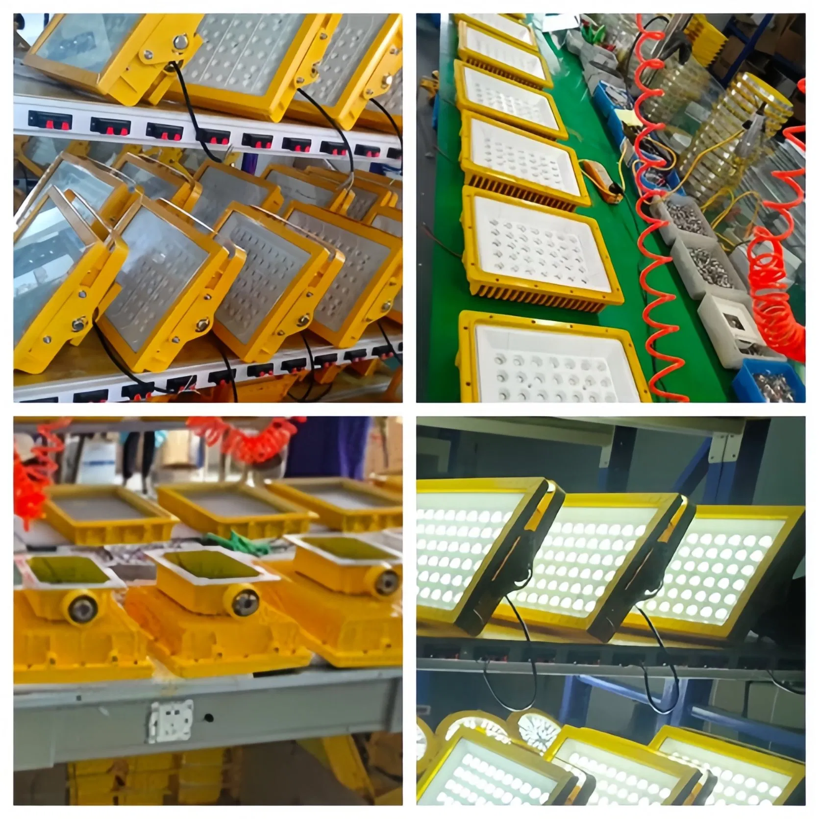 70W 100W 150W 200W IP66 CREE3030 LED Gas Station Canopy Lamp Marine Explosion Proof Flood Light