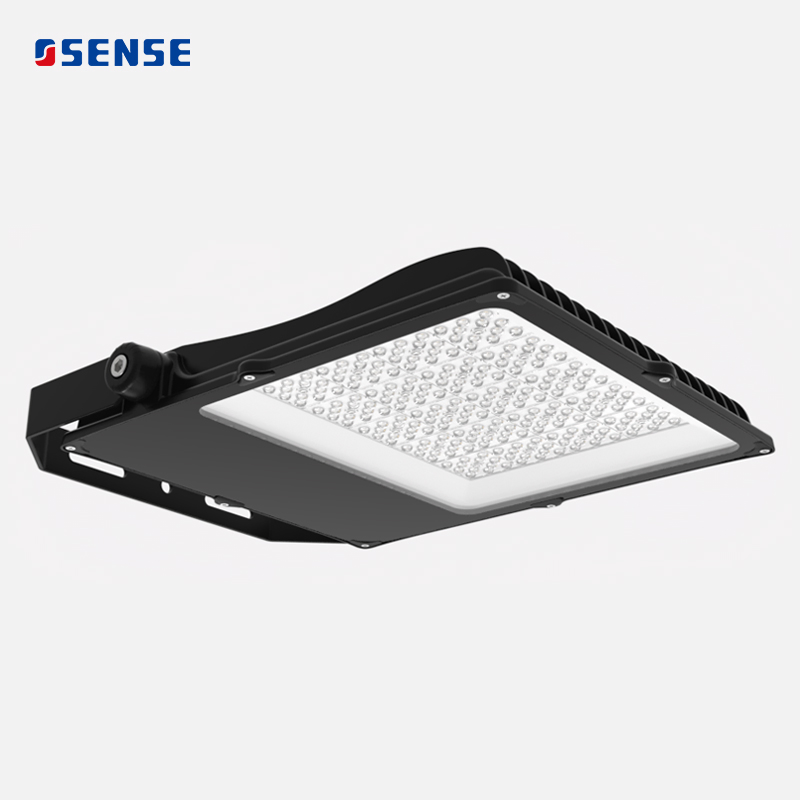 High Mast LED Floodlight Used for Outdoor Billboard Landscape Flood Lighting with Glass Lens