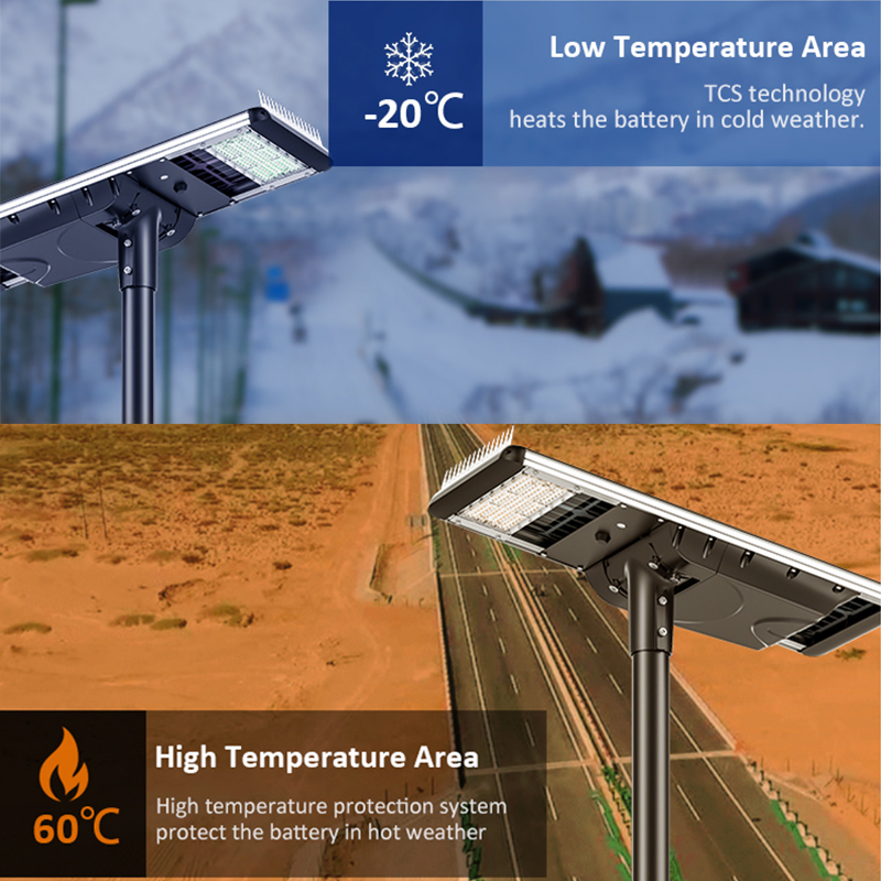 Commercial 120W 150W 180W Solar Street Light Integrated Powered LED 100W MPPT Solar Street Light Controller