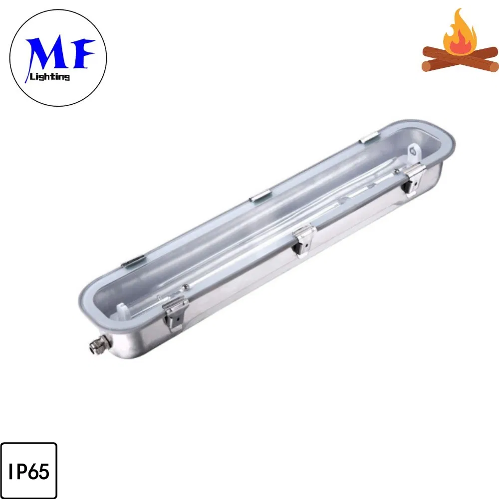 Factory Price 25W 35W IP65 Waterproof Dustproof Stainless-Steel LED Tri-Proof Light for Workshop Warehouse Chemical Industry