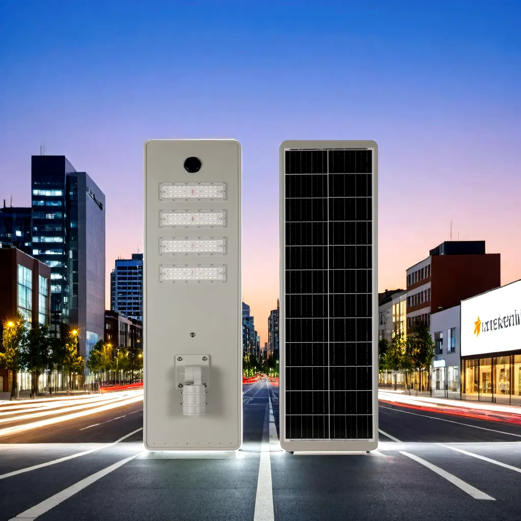Smart City Solar-Powered LED Street Lighting System for Urban Areas