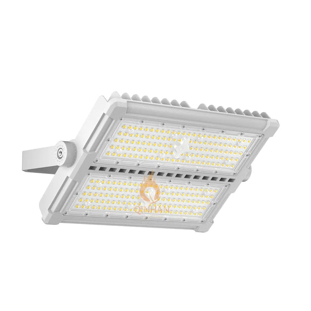 Wide Voltage AC100V 230V 277V 305V 0-10V Dimmable IP65 Outdoor Energy Saving Luminaire 400W Stadium LED Flood Light with Inventronics Driver 7 Years Warranty