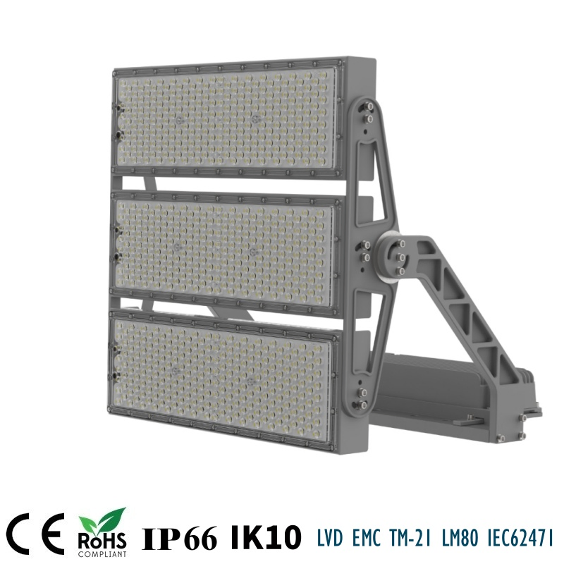 165lm/W 5050SMD IP66 Ik10 5 Years Warranty 1500W LED Stadium Flood Light
