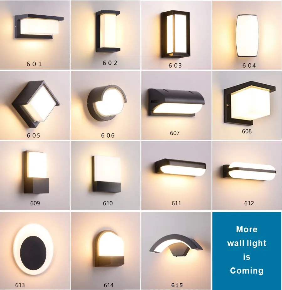 Moisture-proof LED wall light