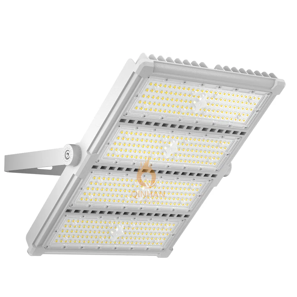 Wide Voltage AC100V 230V 277V 305V 0-10V Dimmable IP65 Outdoor Energy Saving Luminaire 400W Stadium LED Flood Light with Inventronics Driver 7 Years Warranty