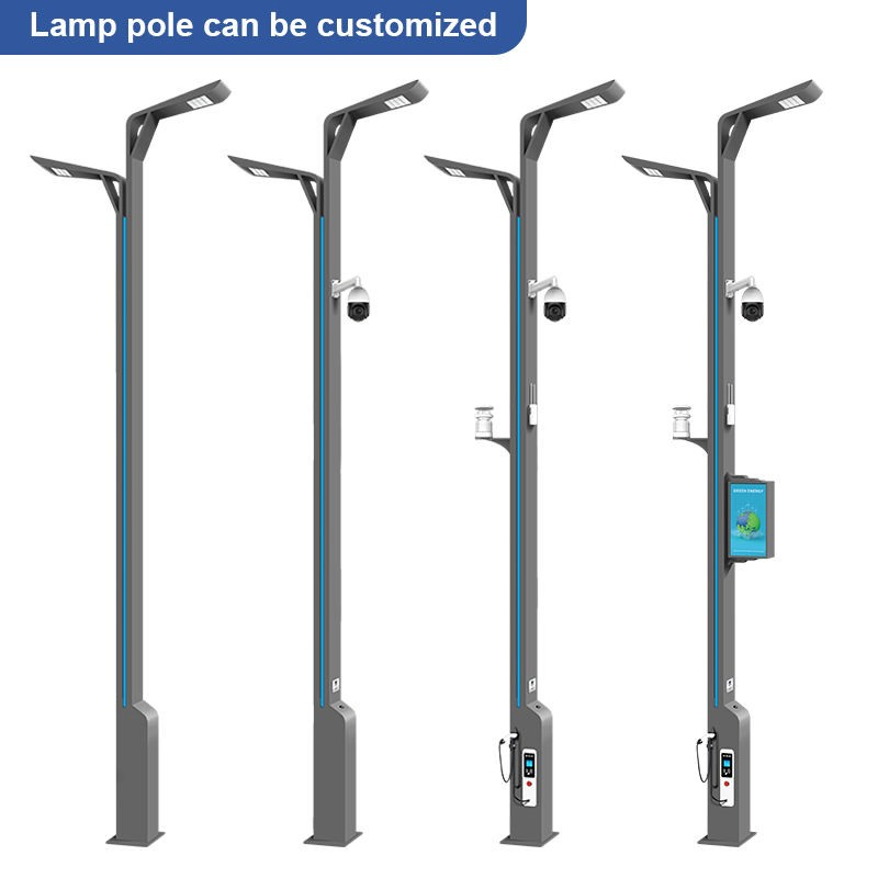 Smart Pole System with Loudspeaker for Public Broadcasting