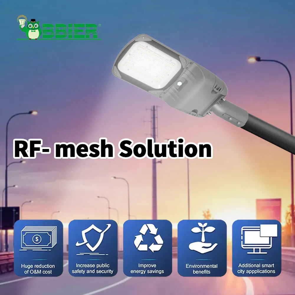 Smart Solar Street Light Controller Wireless Control Systems for RF-Mesh Solution