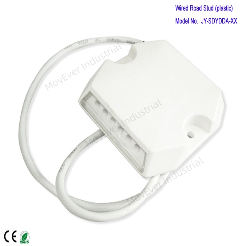 DC12/24V Plastic Wired 12 LED Dual Color Road Pathway Highway Tunnel Light