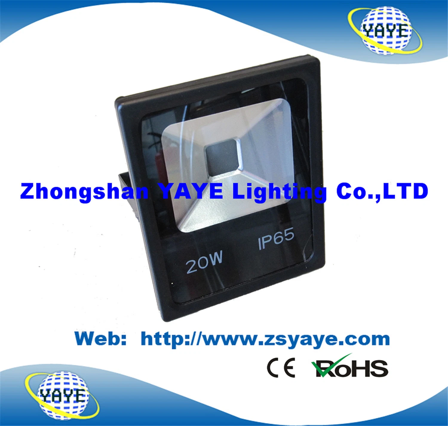 Yaye 18 Ce/RoHS/3 Years Warranty COB 20W LED Flood Light / COB 20W LED Floodlight / COB 20W LED Tunnel Light