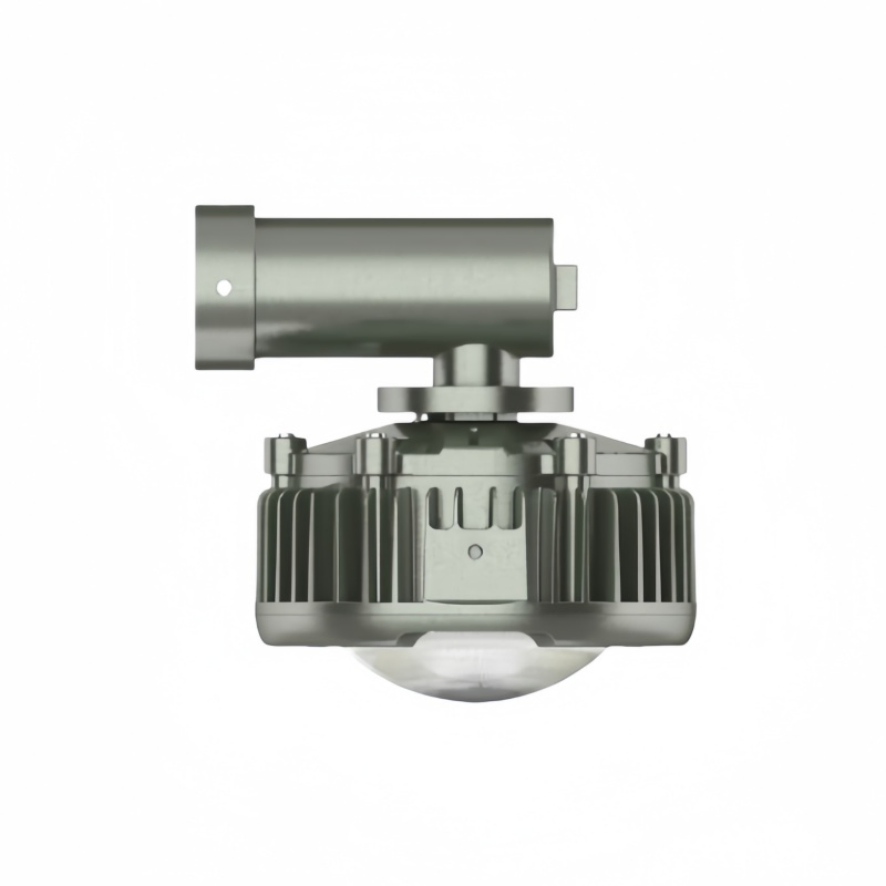 ATEX Hanging Dimmable LED UFO Explosion Proof High Bay Area Light with 90min Emergency Supply