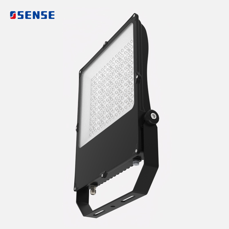 High Mast LED Floodlight Used for Outdoor Billboard Landscape Flood Lighting with Glass Lens
