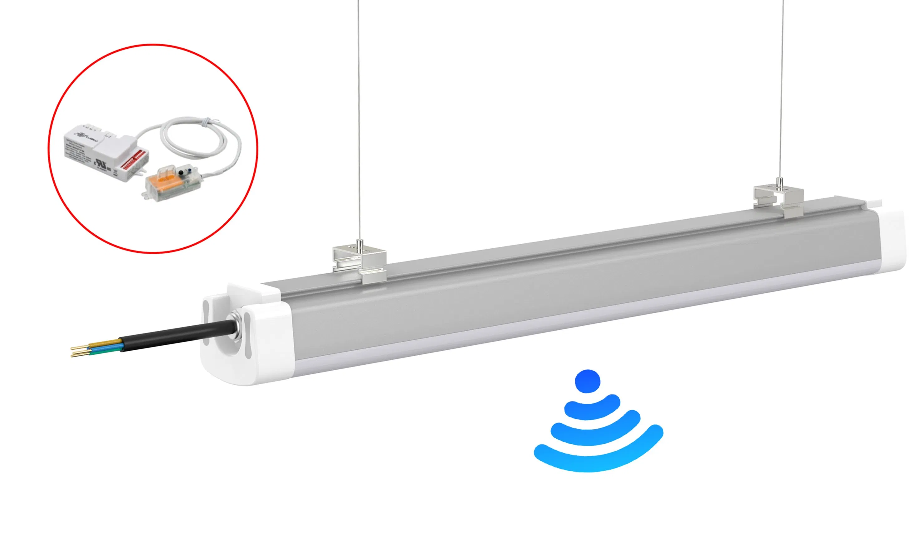 Aluminum Body 1.2m 40W Waterproof Fixture IP66 LED Tri-Proof Light