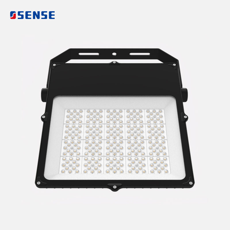 High Mast LED Floodlight Used for Outdoor Billboard Landscape Flood Lighting with Glass Lens