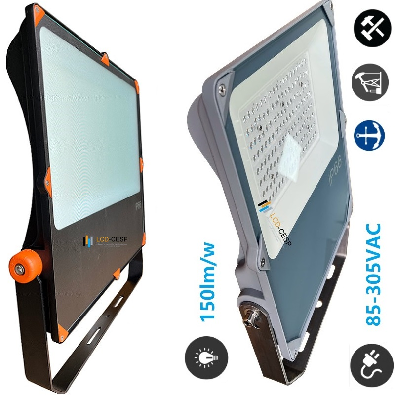 LED Flood Lights 200W Indoor Outdoor Billboard Spot Lighting 150lm/W