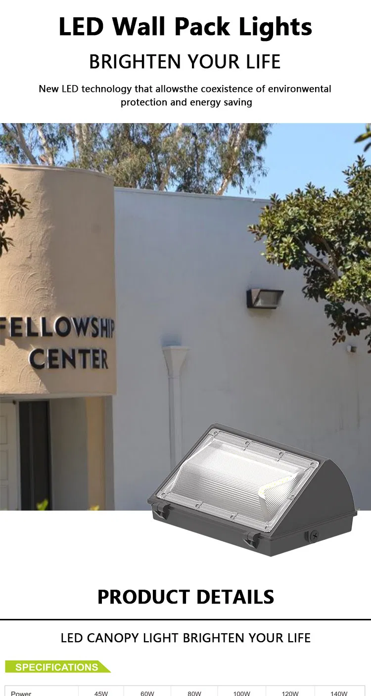 Outdoor Wall Pack LED Light