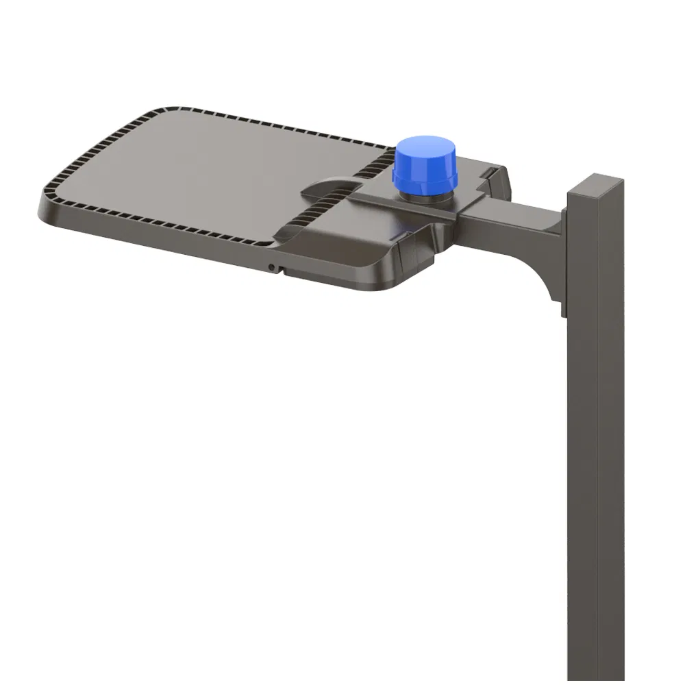 Intelligent IP66 Outdoor Light Outdoors High Mast LED Flood Garden Parklot Road Shoes Traffic Street Light with Daylight Zigbee Sensor