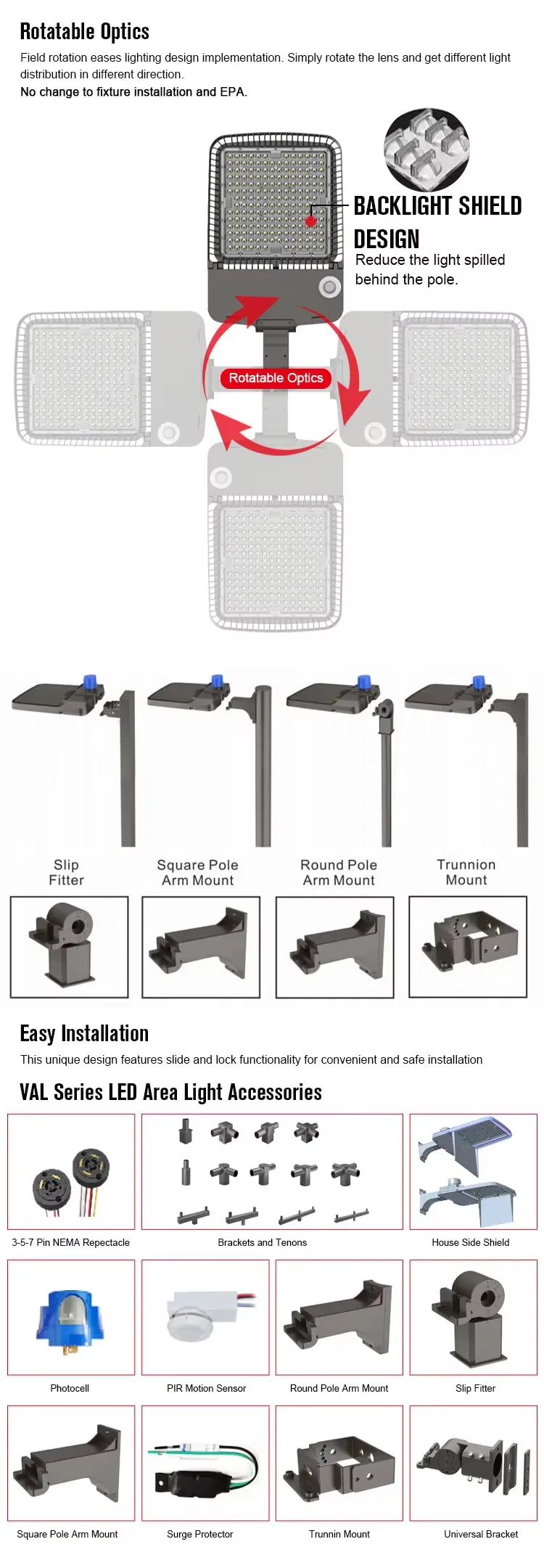 High Mast LED Flood Light
