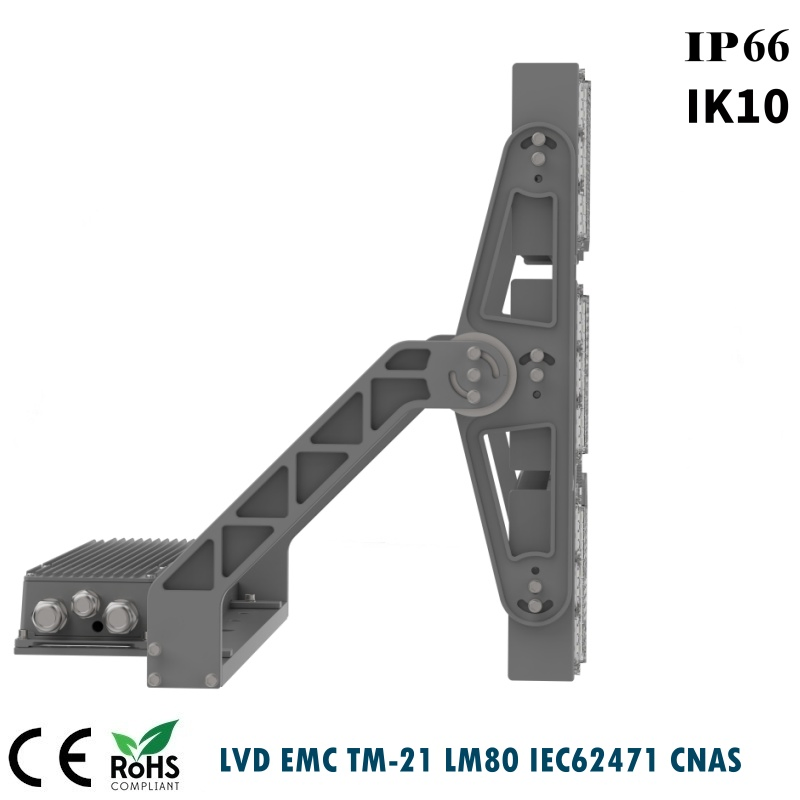 165lm/W 5050SMD IP66 Ik10 5 Years Warranty 1500W LED Stadium Flood Light