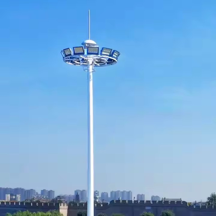Factory Directly Sale 15m 35m Height Station Lamp Stadium LED High Mast Light Price