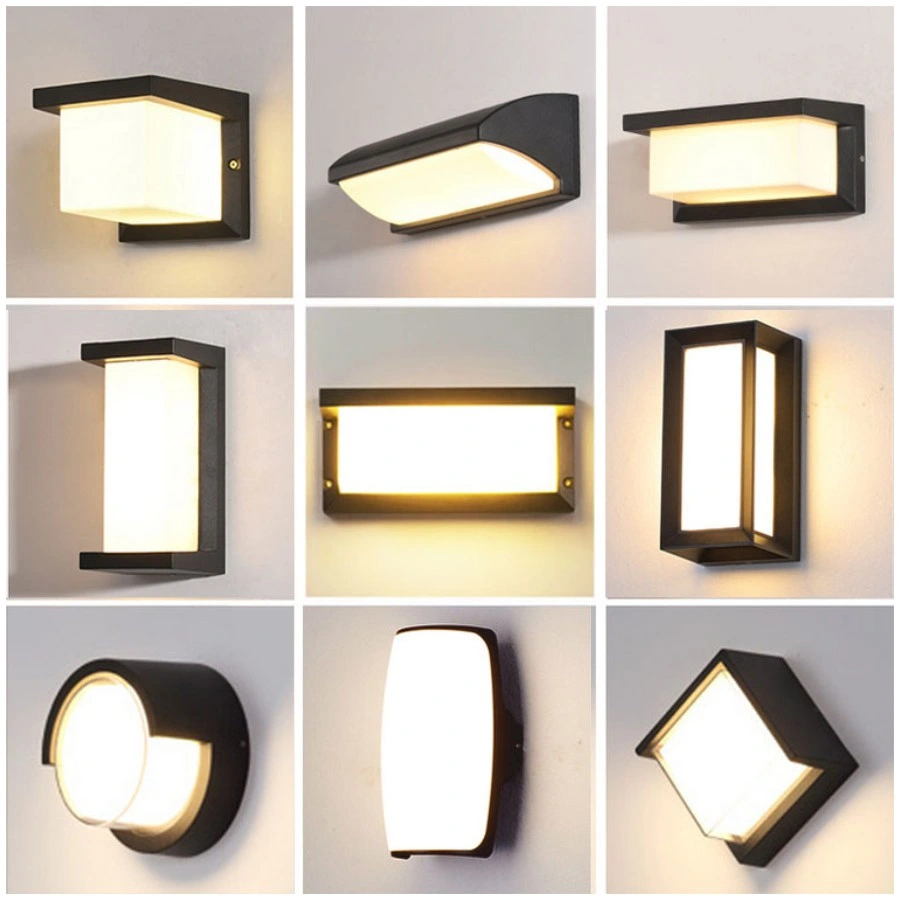 607 18W Motion Sensor External LED Wall Light Wall Pack Light Modern Home Hotel Wall Sconce LED Wall Light for Bedroom Wall for Hotel Home Guest Room Project