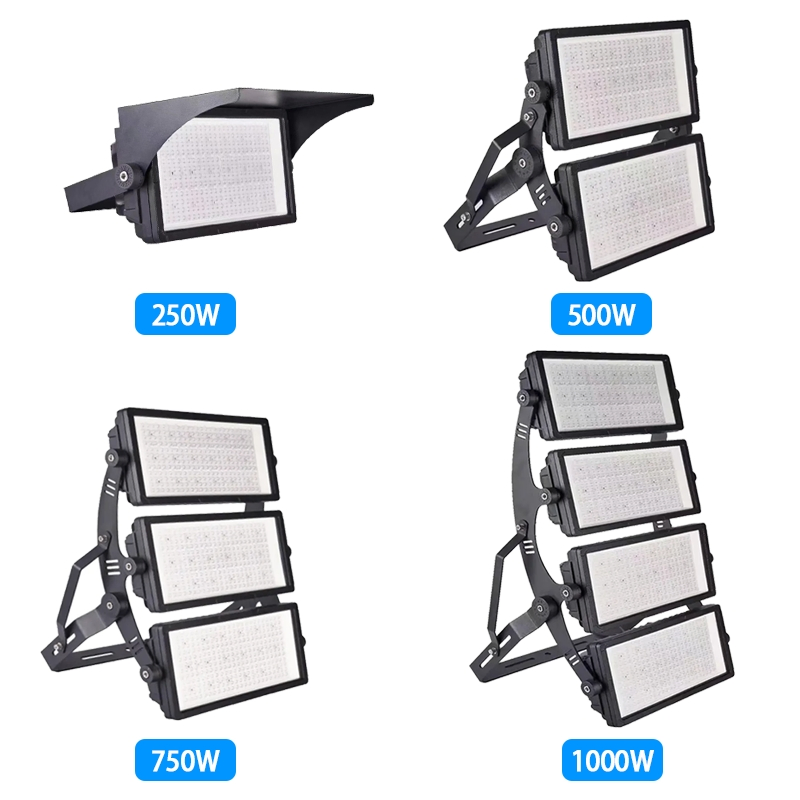 High Lumen 400W-2000W SMD LED Flood Light for Football Field Soccer Stadium Waterproof IP65 IP67 Aluminum Body High Bright