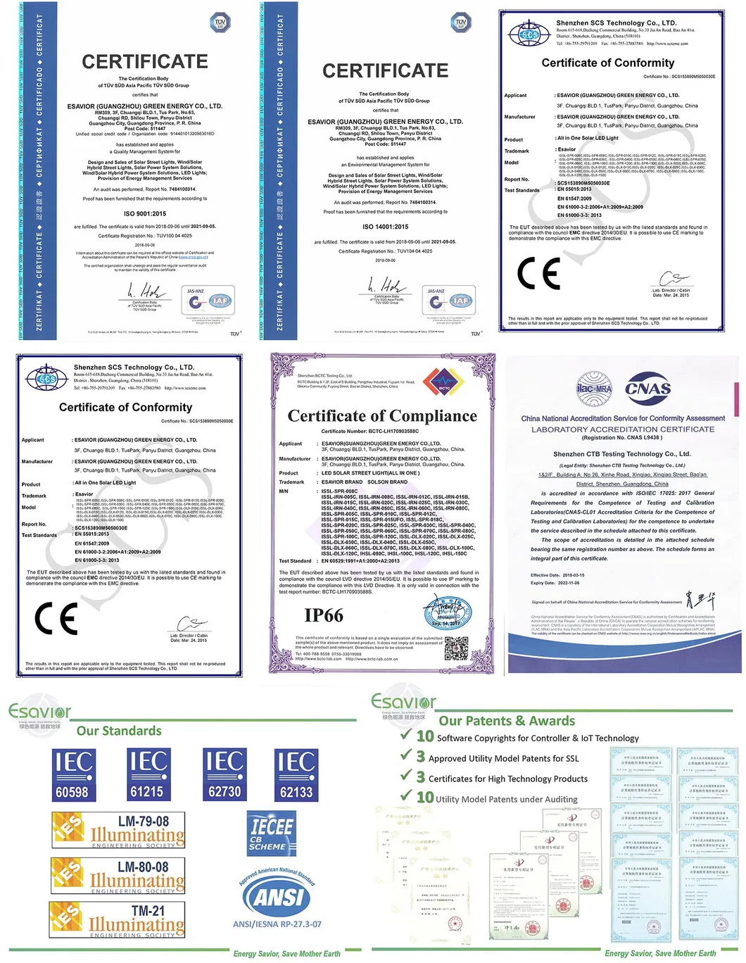 Certifications