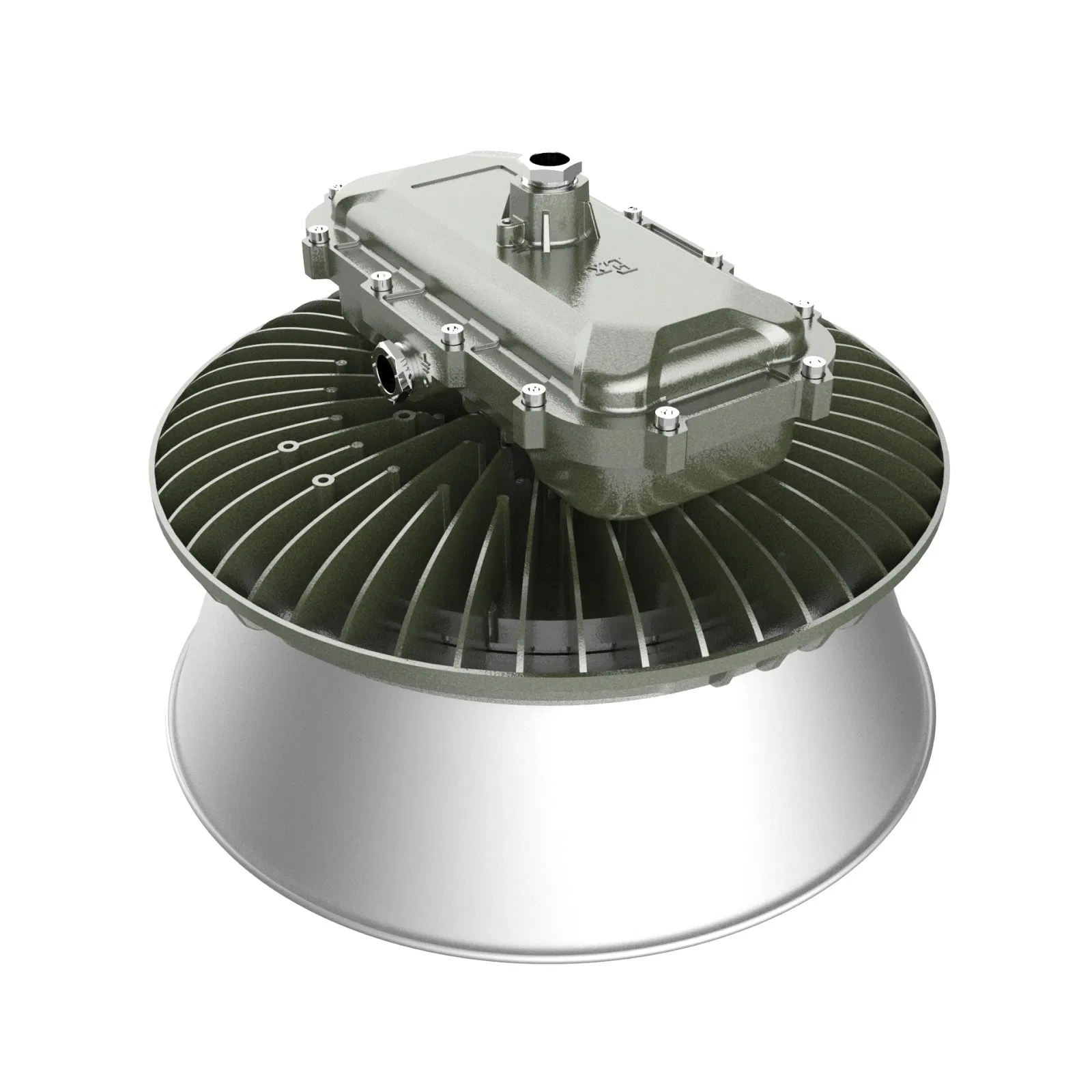 ATEX 100W 150W 200W Dimmable 3030 LED Explosion Proof Canopy Area Light Ceiling Mounting