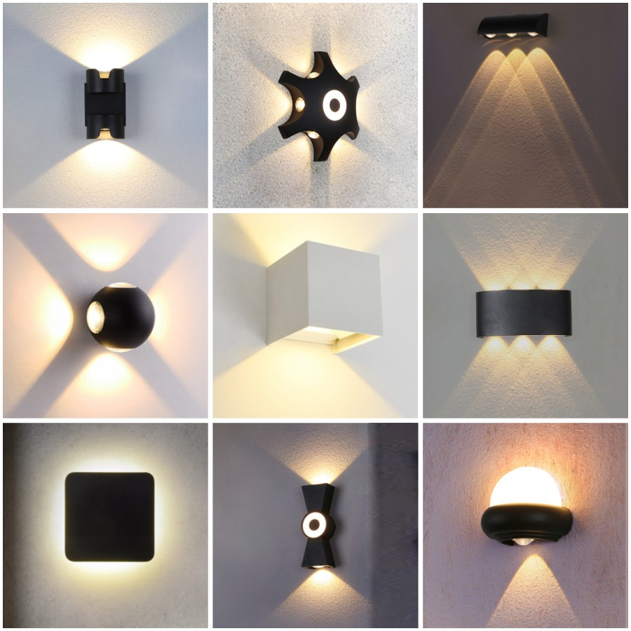 607 18W Motion Sensor External LED Wall Light Wall Pack Light Modern Home Hotel Wall Sconce LED Wall Light for Bedroom Wall for Hotel Home Guest Room Project