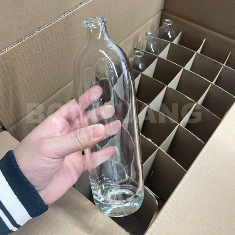 Custom 100ml 200ml 330ml 375ml 475ml 500ml 700ml 750ml 1000ml Flint Frosted Painted Printed Glass Bottles for Liquor Spirits Beverage Wine Packaging