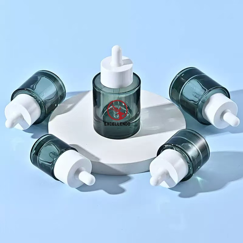 15ml, 20ml, 30ml, 40ml, 50ml Thick Base Flat Shoulder Dropper Bottle Serum Bottle