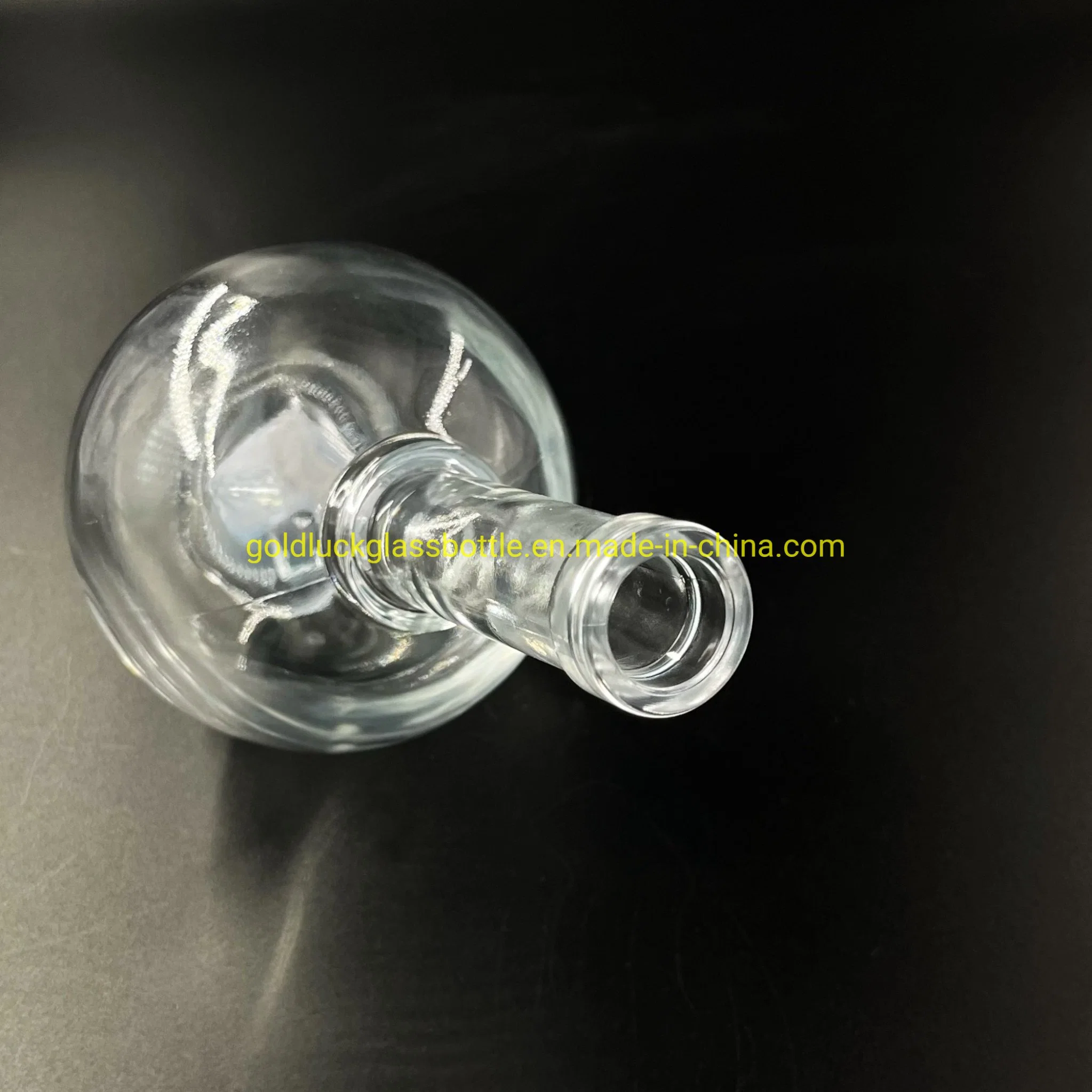 Short Neck Round Square 250ml 350ml 375ml 500ml 700ml 750ml 1000ml Glass Liquor/Spirit/Wine/Brandy/Vodka/Whisky/Gin/Rum Bottle with Lid