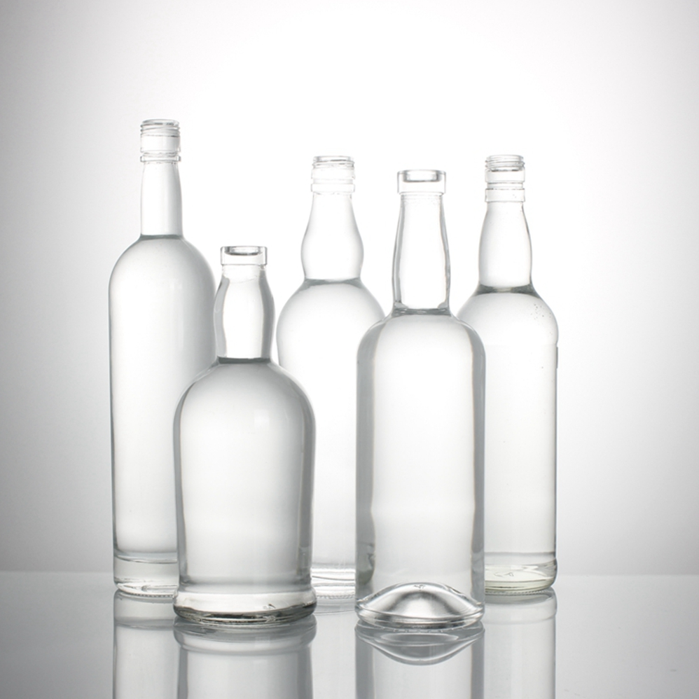 Classical 750ml Extra Flint Alcohol Whisky Glass Bottle