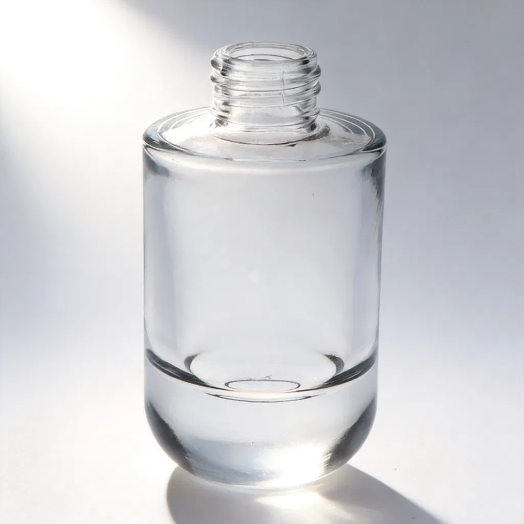 Hot Sale 90ml Glass Diffuser Bottle Arc Thick Base 28mm Screw Neck