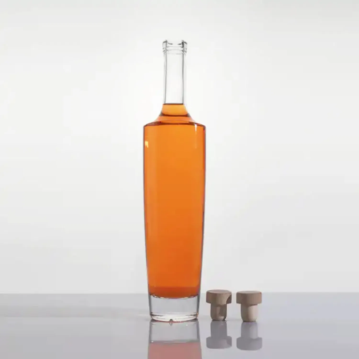 Wholesale 500ml Custom Extra Flint Whiskey Liquor Champagne Tequila Glass Bottle