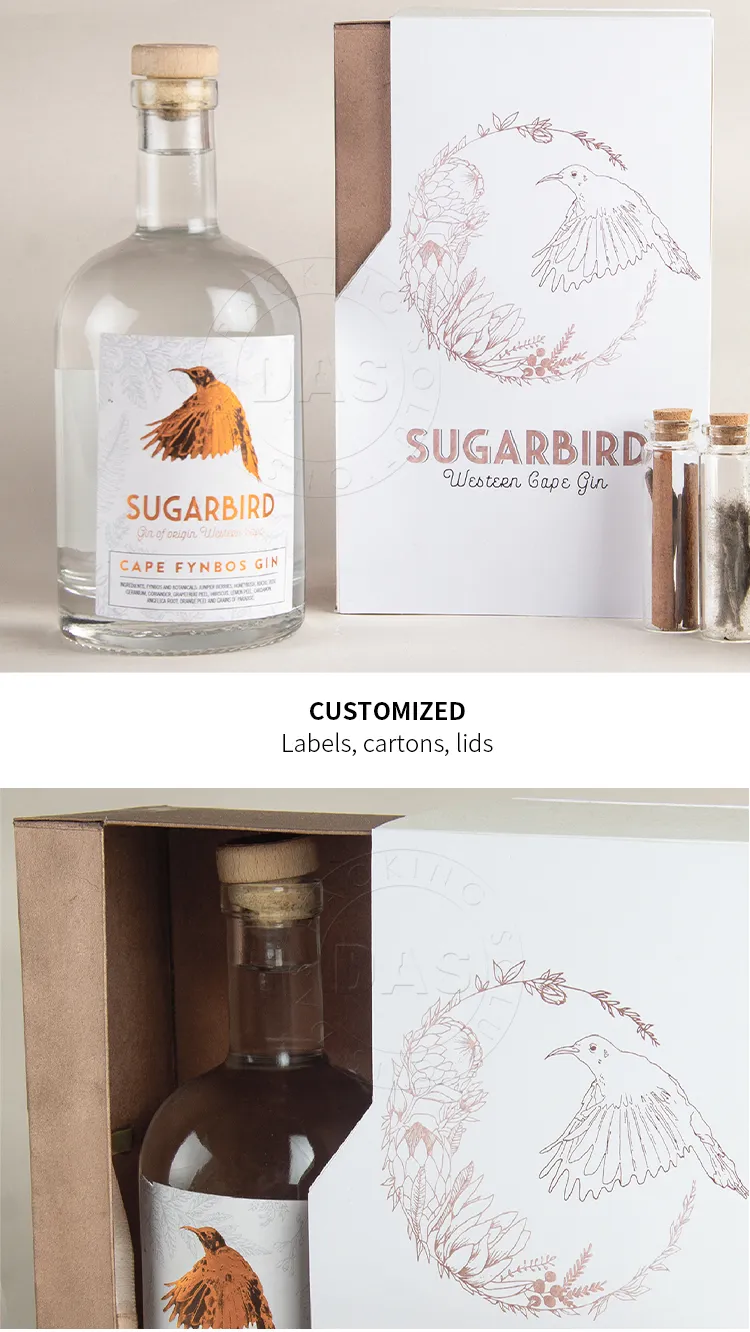 Nordic Glass Liquor Bottle 6