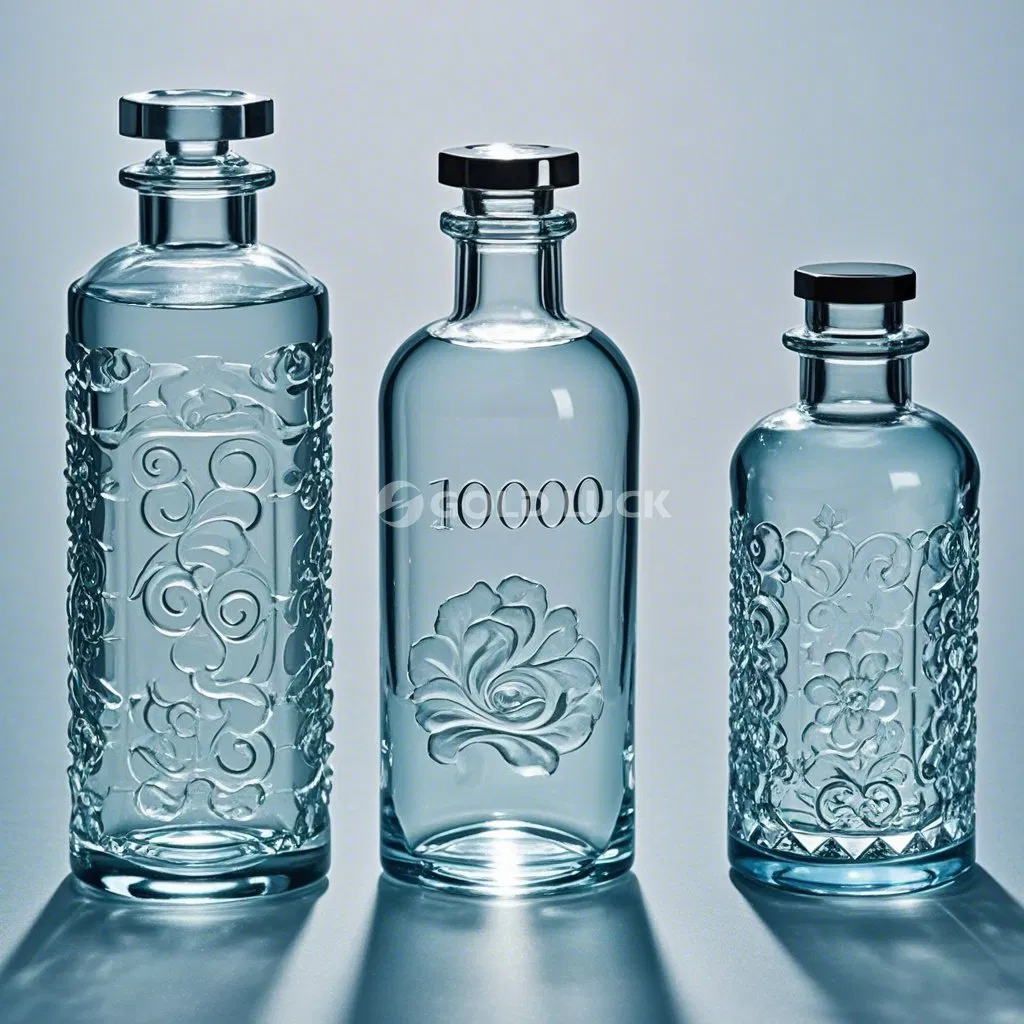 Factory Wholesale 100 Ml 150 Ml 200 Ml Mini Juice Wine Spirit Liquor Glass Bottle