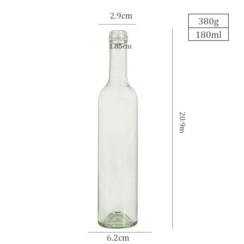 Glass Bottle with Cork Finish